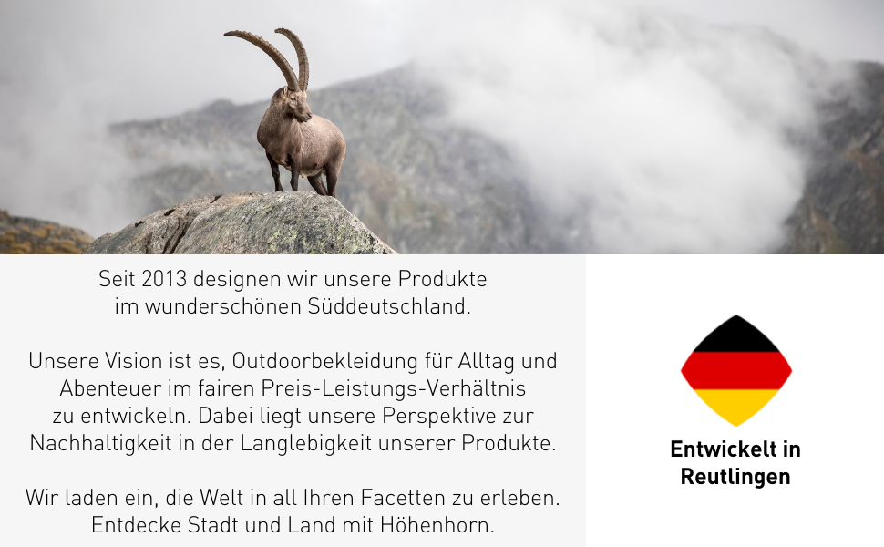 Худі Janga від Höhenhorn для чоловіків, чорний, XXL, з високоякісної бавовни