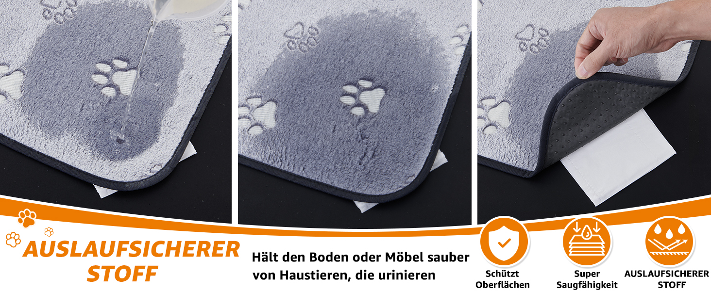 Підкладки для тварин PICK FOR LIFE, 2 шт., 70x100 см, швидко поглинаючі, для цуценят та собак, сірі