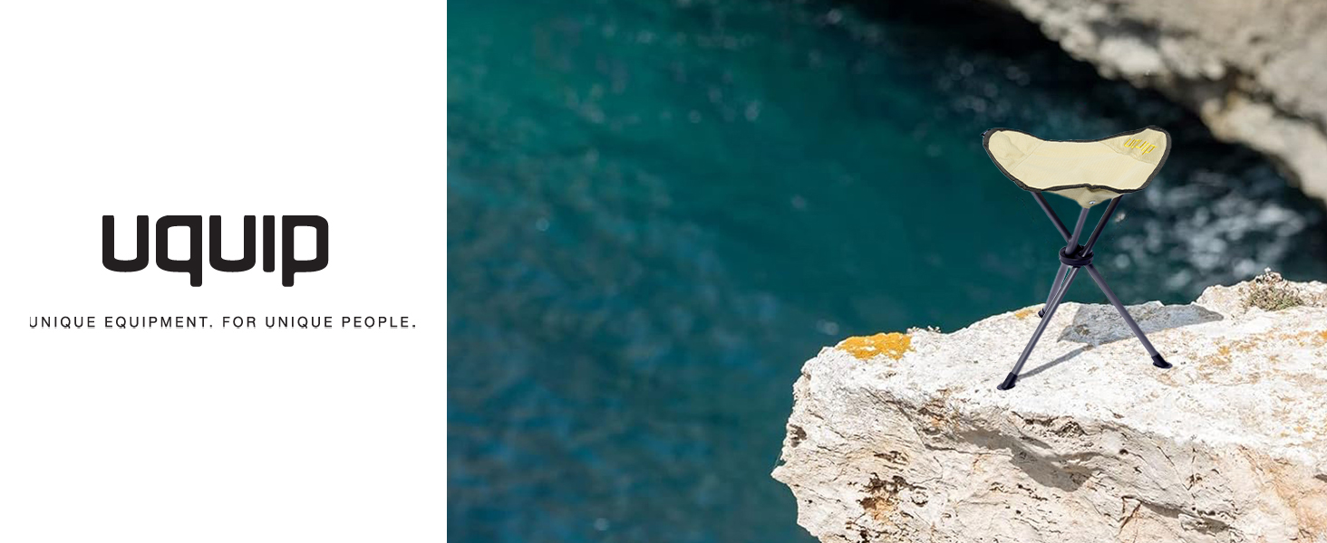 Складаний туристичний стільчик Uquip Darcy Boulder: міцний, для кемпінгу, відпочинку, подорожей, вантажопідйомність 100 кг