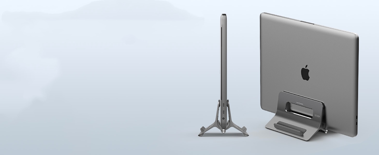 Підставка для ноутбука SODI, алюмінієва, регульована висота, з вентиляцією, для MacBook Pro/Air, HP, Sony, Dell, 10-16