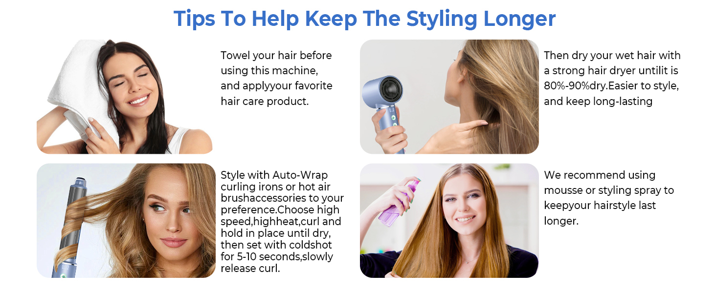 Airstyler 5 в 1: Фен, плойка, щітка, стайлер для волосся з іонною технологією 110000 U/Min, сірий