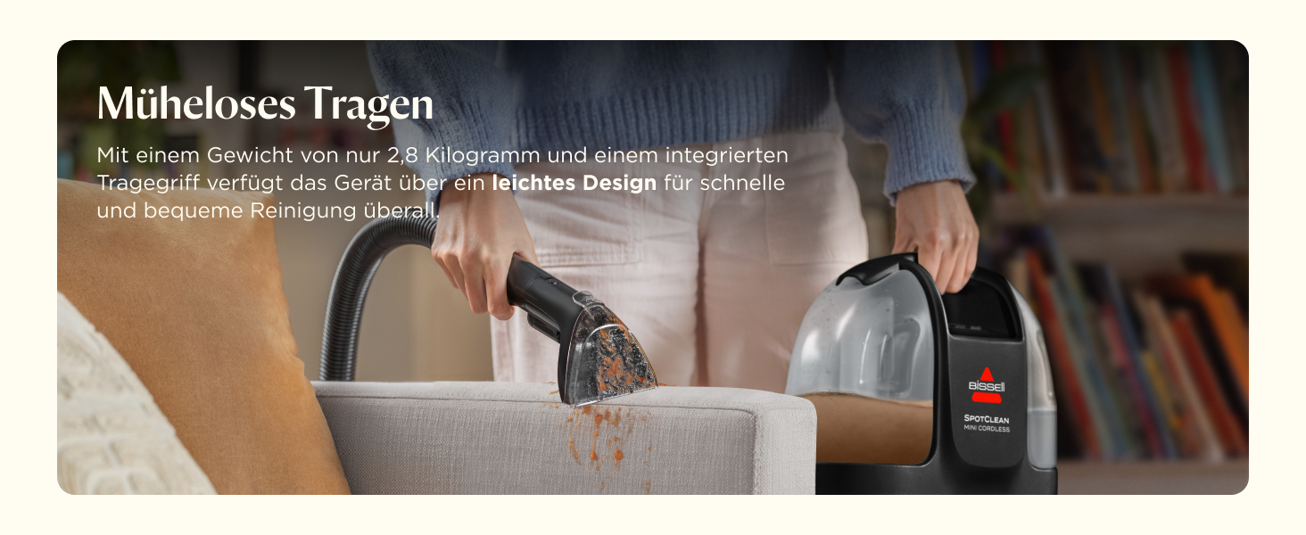 Портативний відпарювач для килимів Bissell SpotClean Mini 40651 - компактний мобільний мийник для дому та авто