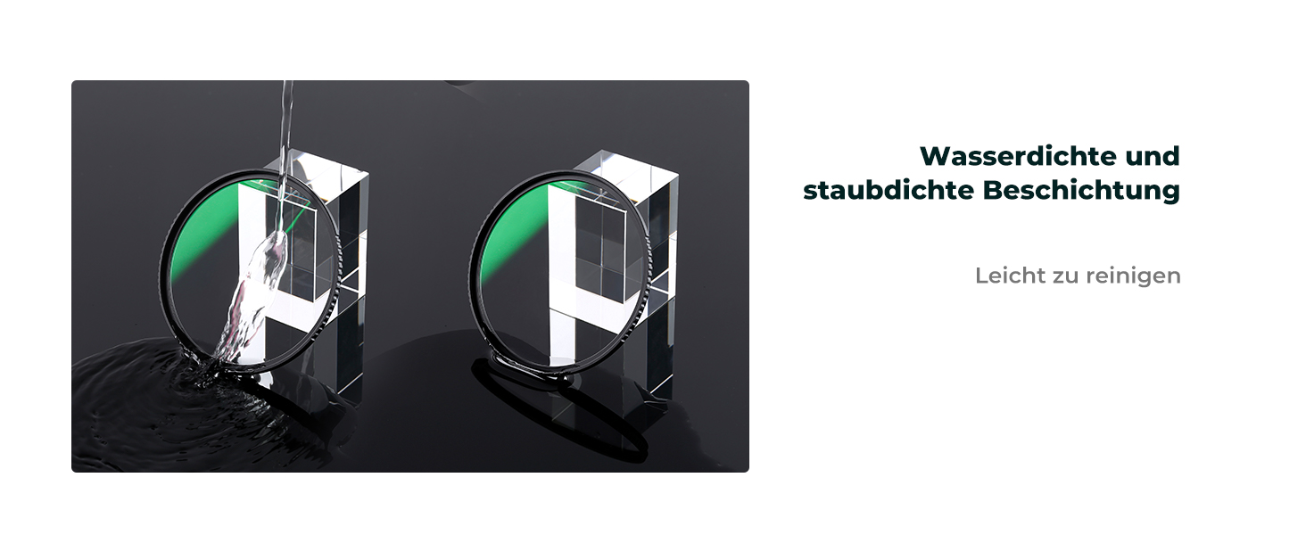 Набір фільтрів K&F Concept 77mm: поляризаційний (CPL), UV, ND1000 (Nano-Dazzle)