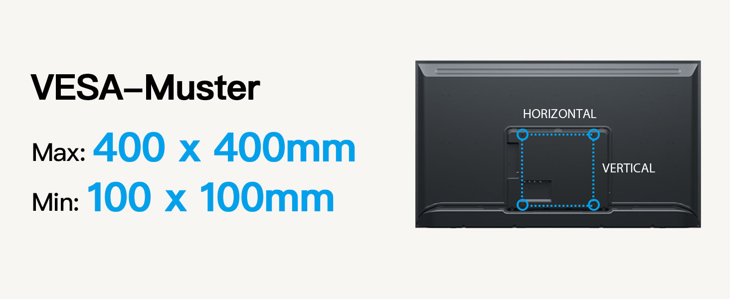 Full-Motion TV Ceiling Mount - Tilting and Swiveling, Adjustable for 26-65 inch Screens, 50kg Capacity, VESA 400x400mm