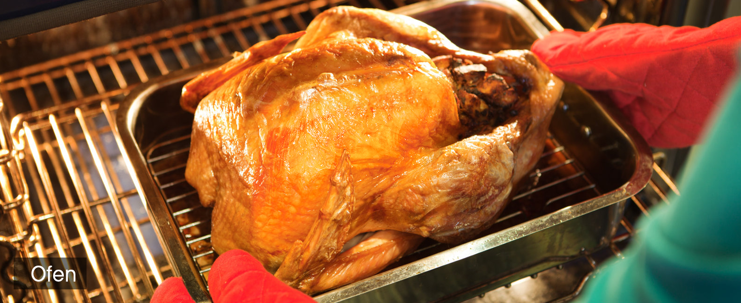 Цифровий термометр для м'яса DOQAUS: гриль, приготування їжі, кухня. Швидке зчитування, довга сонда, LCD-дисплей.