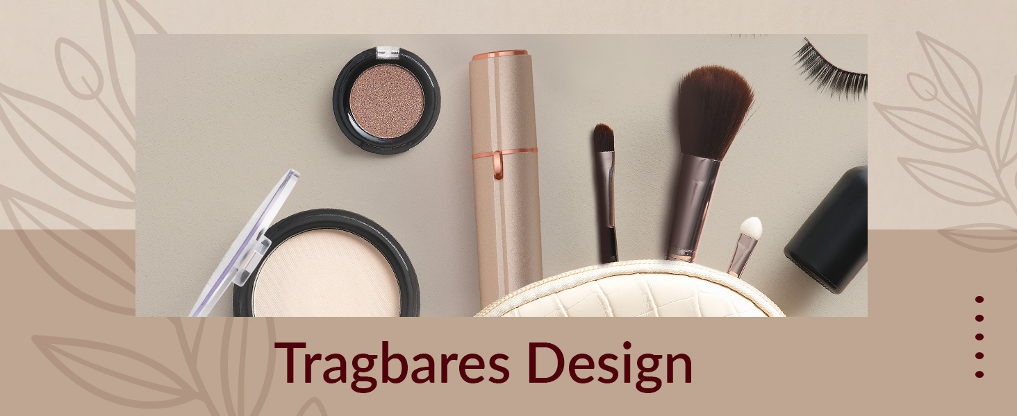 Електричний жіночий епілятор для обличчя: безболісний жіночий тример для швидкої та ніжної скоблення верхньої губи, підборіддя та щік (Золотий)