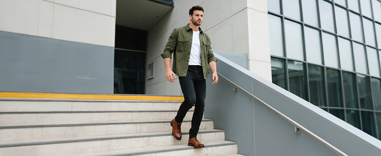 Черевики мотоциклетні Bruno Marc чоловічі Combat на шнурівці з блискавкою та зружною устілкою, 44 EU, чорні