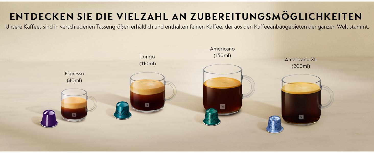 Капсули Nespresso Original: вибір еспресо та лунго, 100 шт.