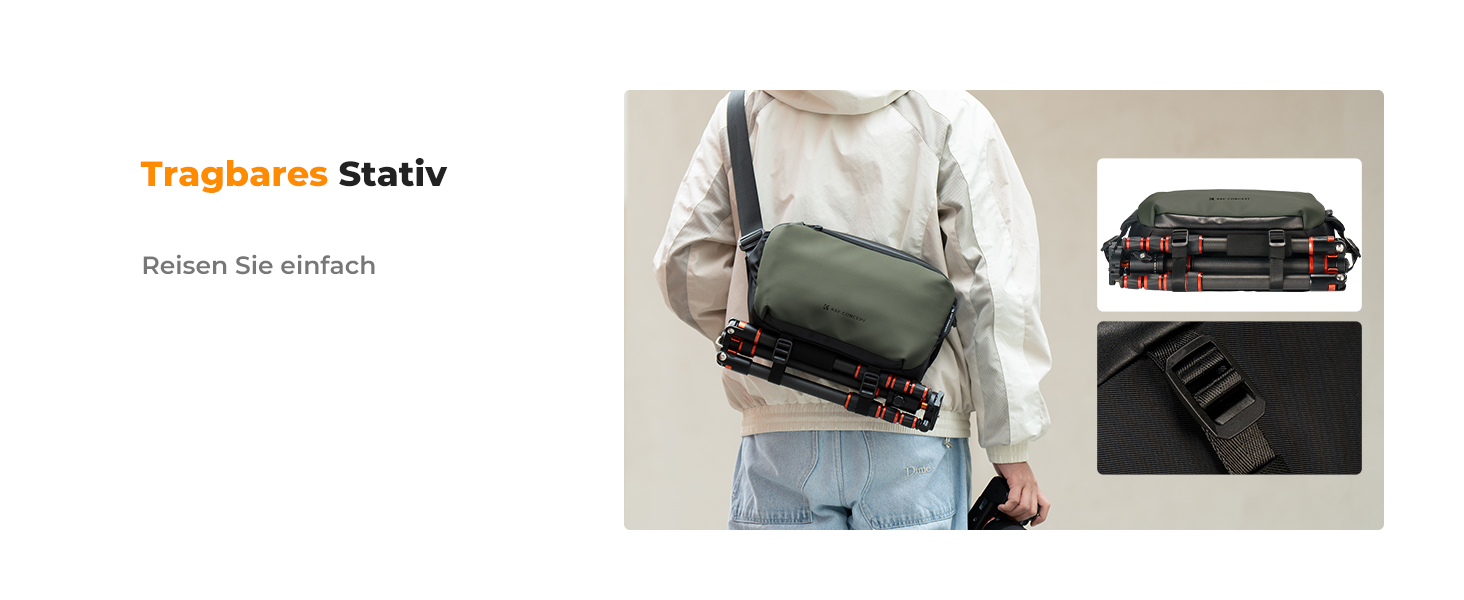 Рюкзак для камери K&F CONCEPT, фотосумка, рюкзак для дронів DJI Mavic, сумісний з Canon/Nikon/Sony, зелено-чорний (M)