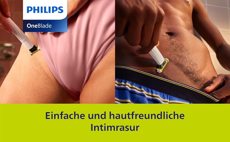 Запасні леза Philips OneBlade QP229/50 Skin Protect для електробритви та тримера, нержавіюча сталь, з захистом шкіри, 2 шт.
