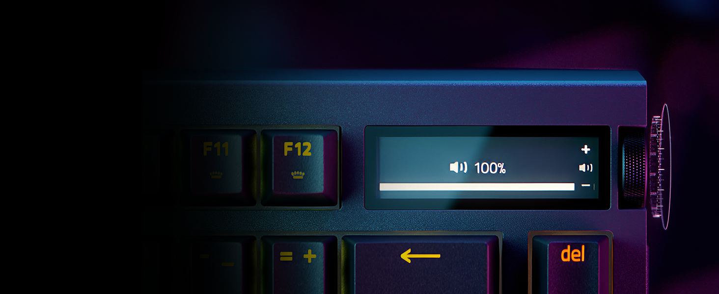 Механічна ігрова клавіатура Razer BlackWidow V4 Pro 75% з Green Switch, RGB Chroma, 6 макро-клавіші, Doubleshot ABS, QWERTY US-розкладка, чорна