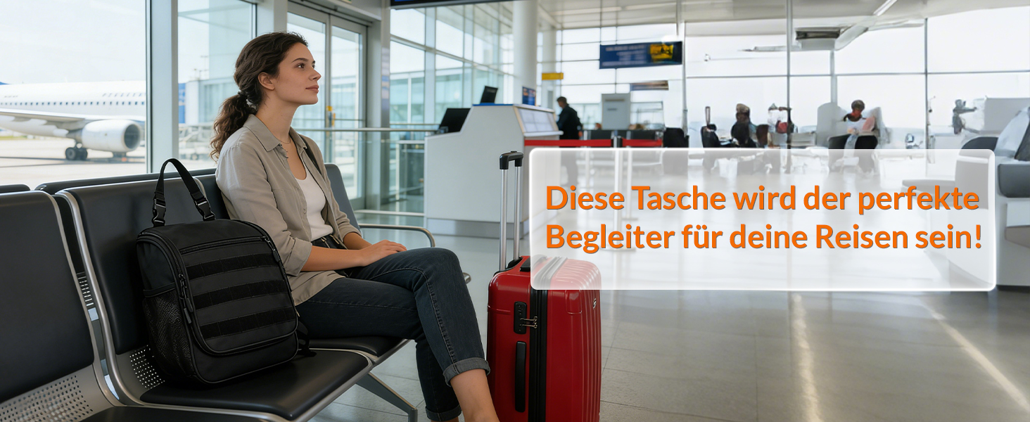 Чоловіча та жіноча дорожня косметичка Kulturbeutel Reise, водонепроникна, з гачком для підвішування, 7 відділень для кемпінгу та подорожей (зелена)