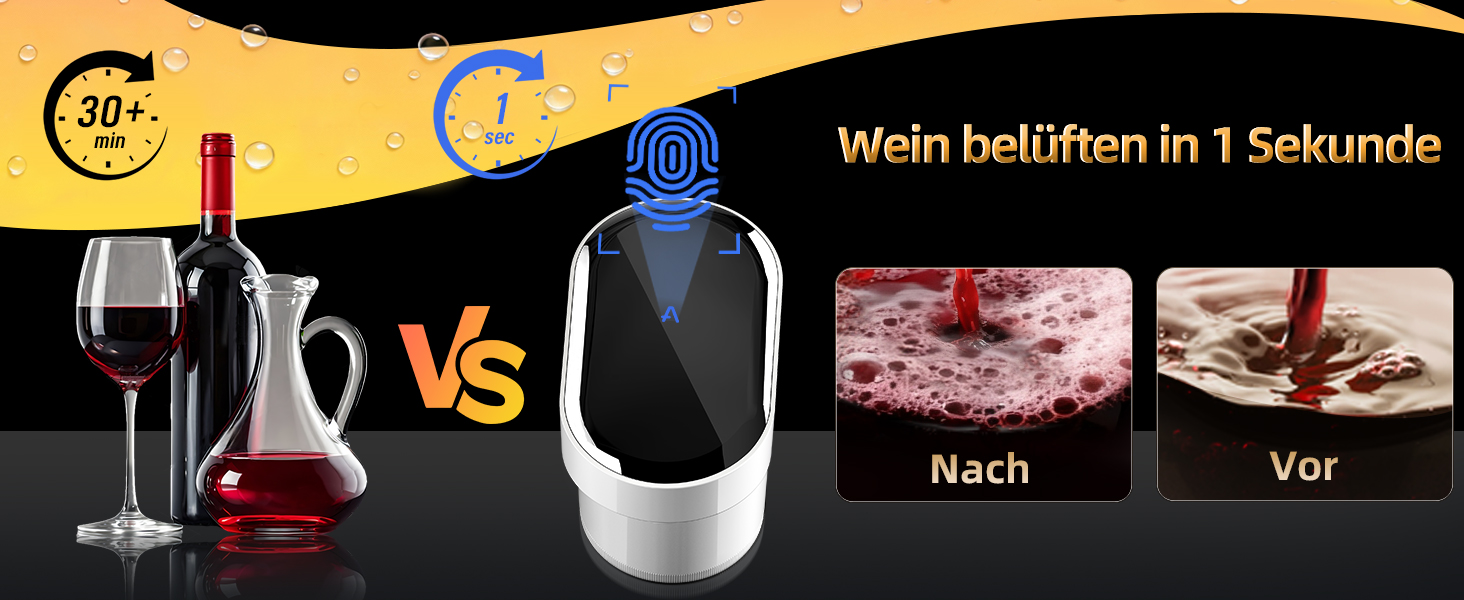 Електричний декантер для вина 5-в-1 з регульованою дозуванням, цифровий виливач, автоматичний дозатор вина, подарунок на день народження, День святого Валентина