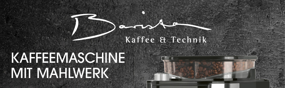 Кавомашина Barista Filterkaffeemaschine з регульованим млинком та термокружка | Функція підігріву, таймер 24 год та перманентний фільтр | Для 10 чашок кави | Кавомашина для зерен та меленої кави [Нержавіюча сталь] 5) Нержавіюча сталь - термокружка - з млинком