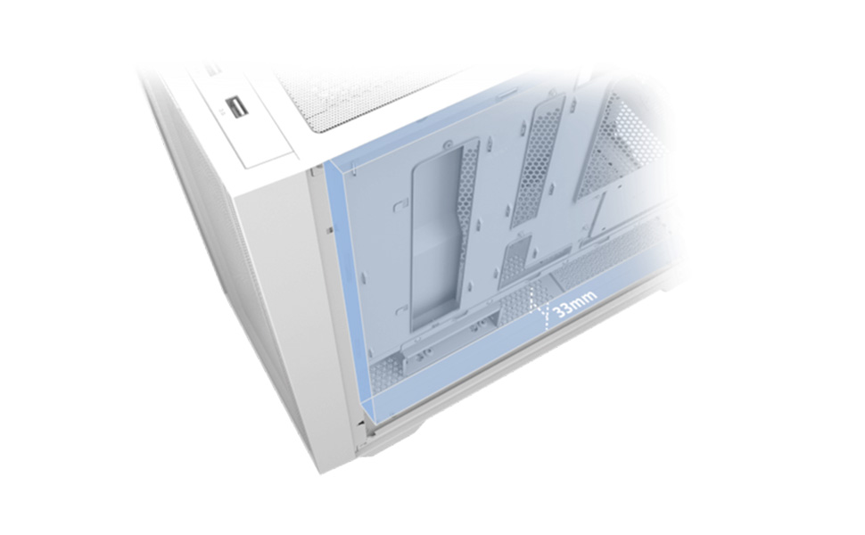 Корпус ПК ASUS A21 Plus TG ARGB Black MicroATX з RGB підсвічуванням, Mesh-панель, підтримка 360-мм радіаторів та відеокарт до 380 мм