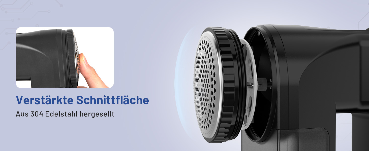 Електричний видальник ворсу Beautural: 3 швидкості, 1800mAh, LED, великий контейнер для одягу, меблів, ковдр, ворсу