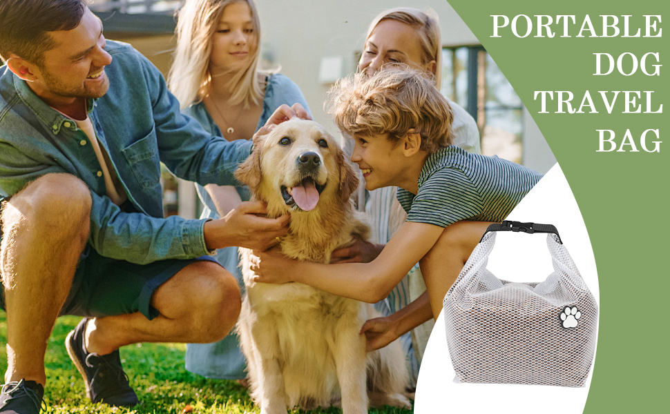 Набір для переноски корму для собак, 2 шт., водонепроникний, до 10 кг. Ідеально для подорожей, кемпінгу та перетримки собак