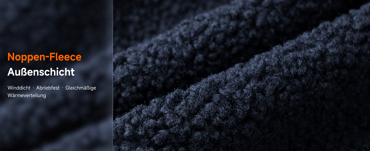 LABCOOL Тепла жилетка з підігрівом - чоловіча та жіноча жилетка з флісу - USB-підігрів з акумулятором 10000mAh - 6 зон підігріву з 3 рівнями температури - можна прати в пральній машині, розмір M, синій