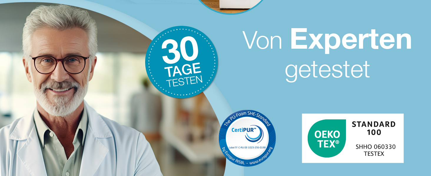 Подушка для ніг з ефектом пам'яті ELONEO для розвантаження та підйому ніг, знімний чохол, 68x40x16 см, біла