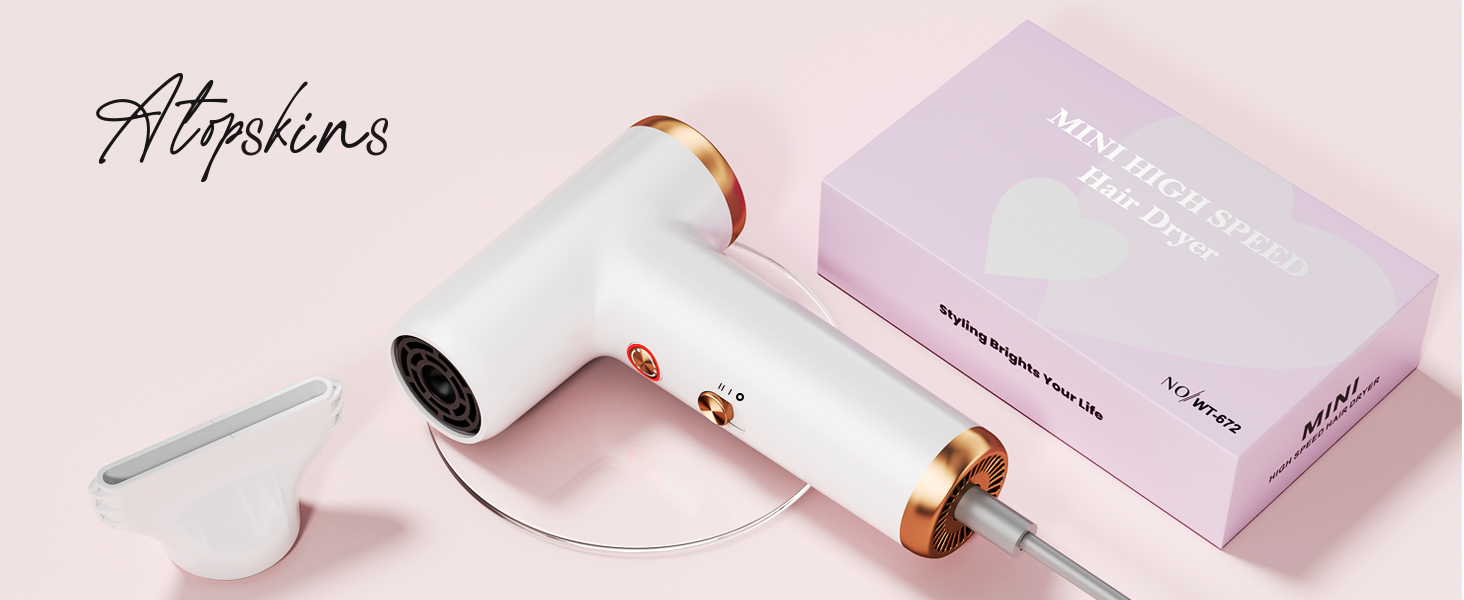 Atopskins Airstyler – Набір для укладки волосся 6 в 1 (фен-щітка, плойка, об’єм)