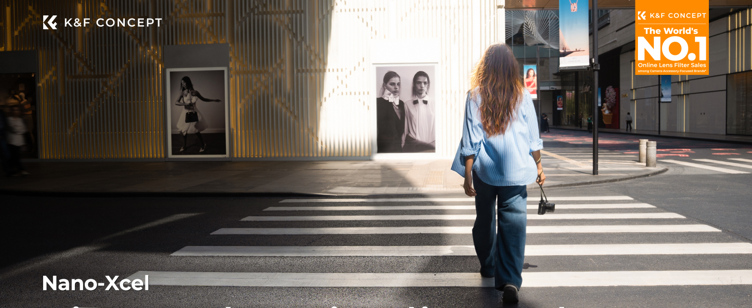 Фільтр 62мм 2-в-1 K&F Concept: Поляризаційний та Black Mist, скло Nano-Xcel