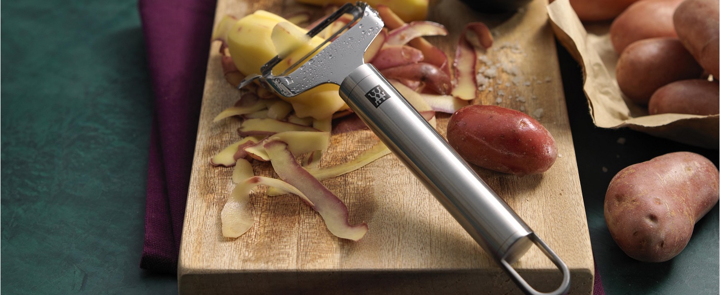 Прес для часнику ZWILLING Pro, 20 см, нержавіюча сталь, ергономічна ручка, сріблястий