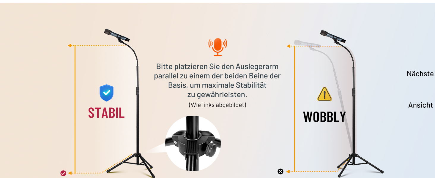 Підставка для мікрофона 2-в-1 з кріпленням для телефону та трьома кліпсами для мікрофону - CY0311