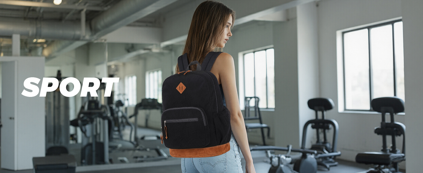 Шкільний рюкзак Mygreen з кордурової тканини для дівчаток, чорний. Легкий рюкзак для підлітків, для школи та повсякденного використання.