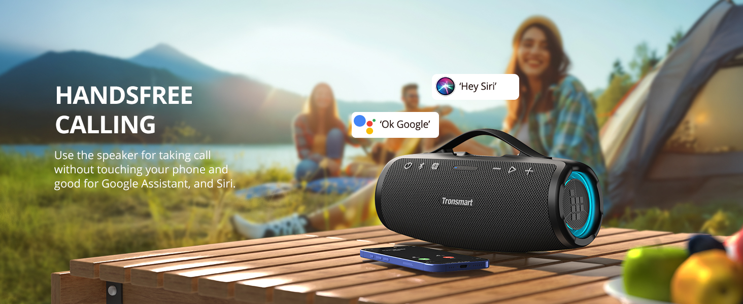 Tronsmart Mirtune S100: Bluetooth колонка водонепроникна IPX7, 20 год, для пляжу та вечірок (Чорна)