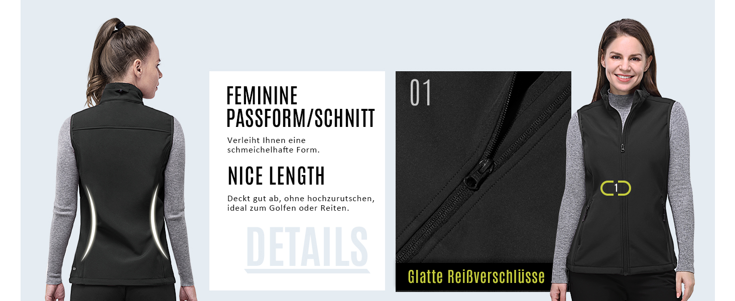 Легка жіноча софтшеллова жилетка 33,000ft: водонепроникна, вітрозахисна, для бігу, гольфу, туризму, біла