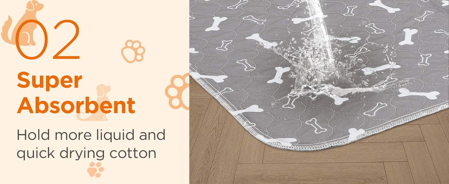 Підкладки для тварин Baodan, 2 шт. 90x60 см, швидко поглинаючі, для собак, котів, морських свинок