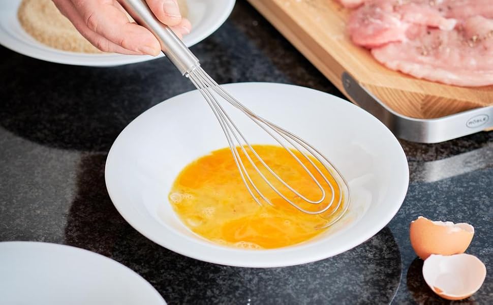 Віночок кухонний RÖSLE для соусів та невеликих порцій, нержавіюча сталь 18/10, 27 см, сріблястий