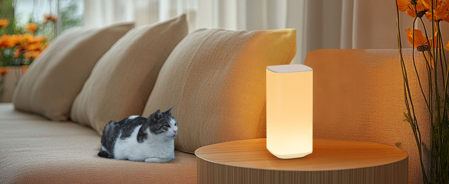 Нічна лампа торшера Touch Dimmable, з пультом дистанційного керування LED, на батарейках, 256 кольорів, 3 режими, нічник, для дітей, створення атмосфери, настільна лампа, таймер для спальні, вітальні, біла