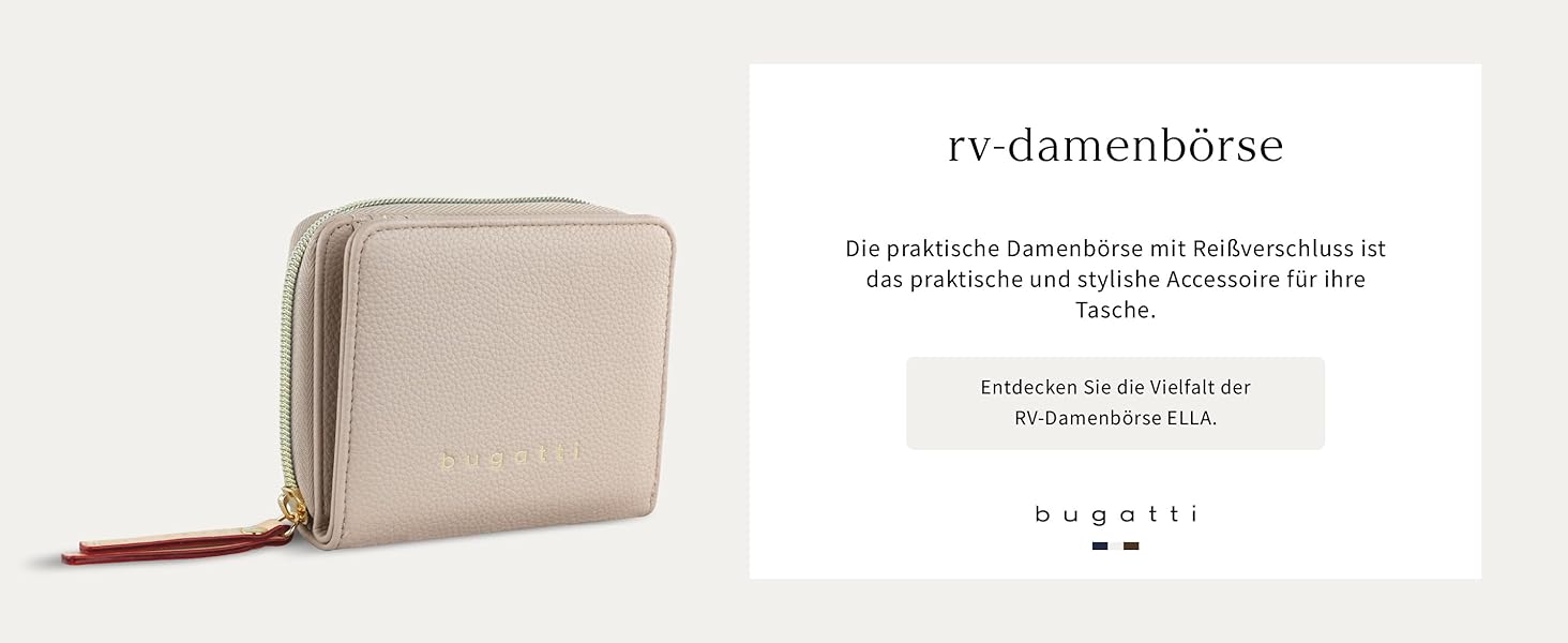 Сумка Bugatti Ella Classic чорна для жінок з екошкіри через плече та з ручками