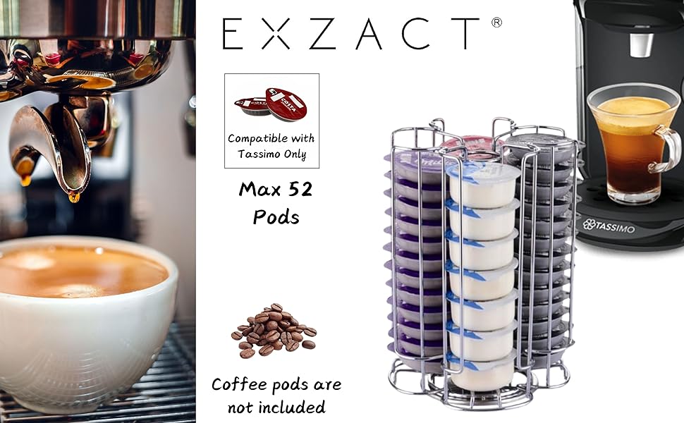 Підставка для капсул кави Tassimo EXZACT, обертова, на 52 капсули