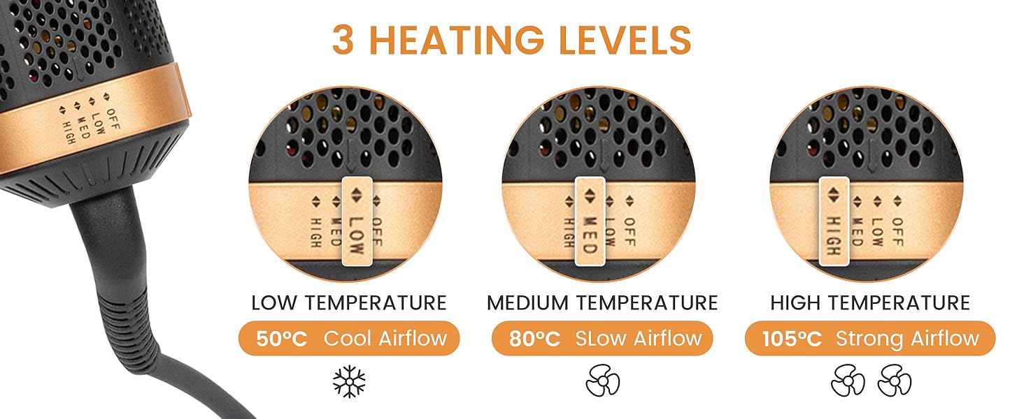 Airstyler Pro 5 в 1: Фен-щітка, фен, плойка, об’єм, локони. 1000W, для створення різних зачісок