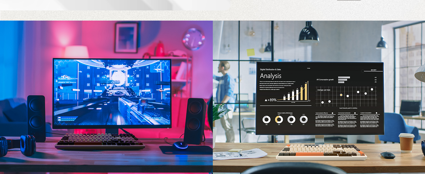 Механічна клавіатура Rii бездротова, для геймінгу, Bluetooth, Tri-Mode, 75%, QWERTZ, 20 режимів підсвічування, BT5.0 + 2.4GHz + кабель, Red Switch