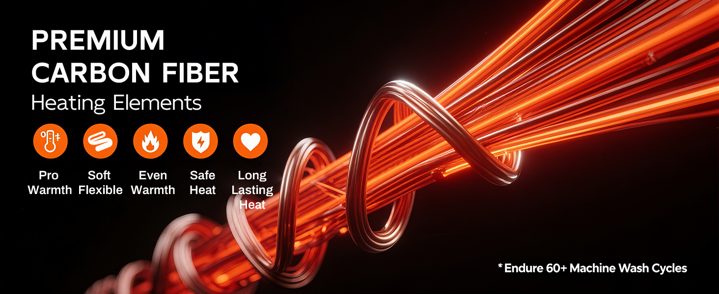 Обогревна жилетка Daen з акумулятором 10000 mAh, 3 рівня температури та 4 зони обігріву, для активного відпочинку та мотоциклів (S, чорний)