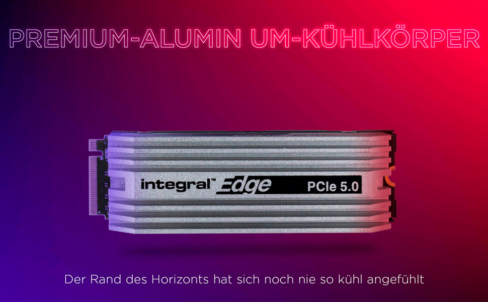 SSD Integral Edge GEN5 2TB M.2 PCIe 4.0 NVMe - 12000 MB/s, 2230, сумісний з Valve Steam Deck, Microsoft Surface Pro, ПК та ноутбуками