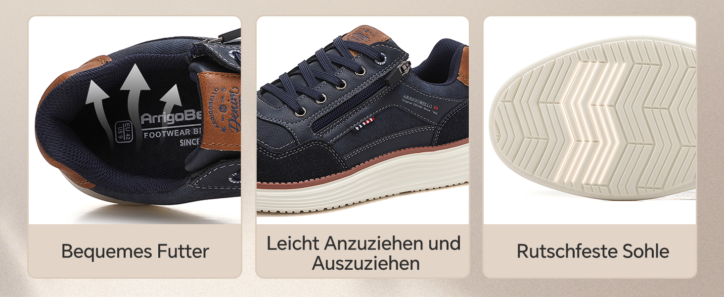 ARRIGO BELLO Чоловічі кросівки для активного відпочинку, спортивні, для прогулянок та подорожей, розмір 41-46, блакитний