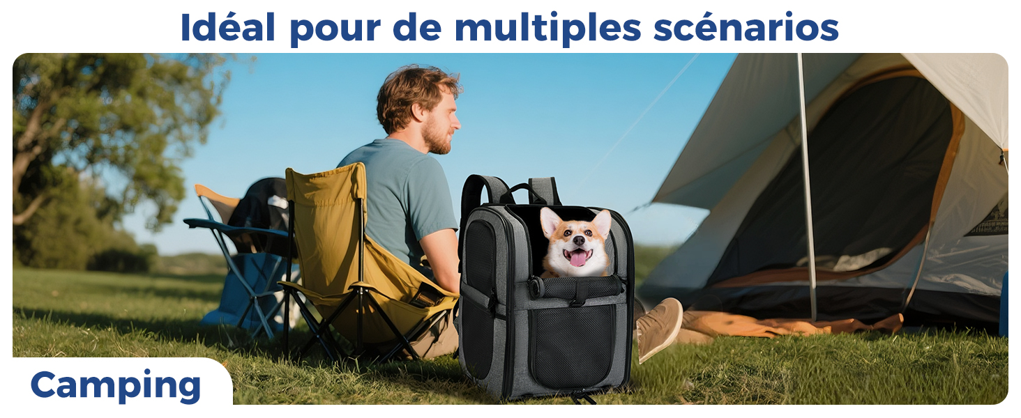 Рюкзак для собак та котів Apollo Walker - зручний та дихаючий, для подорожей та активного відпочинку (2-15 кг, чорний)