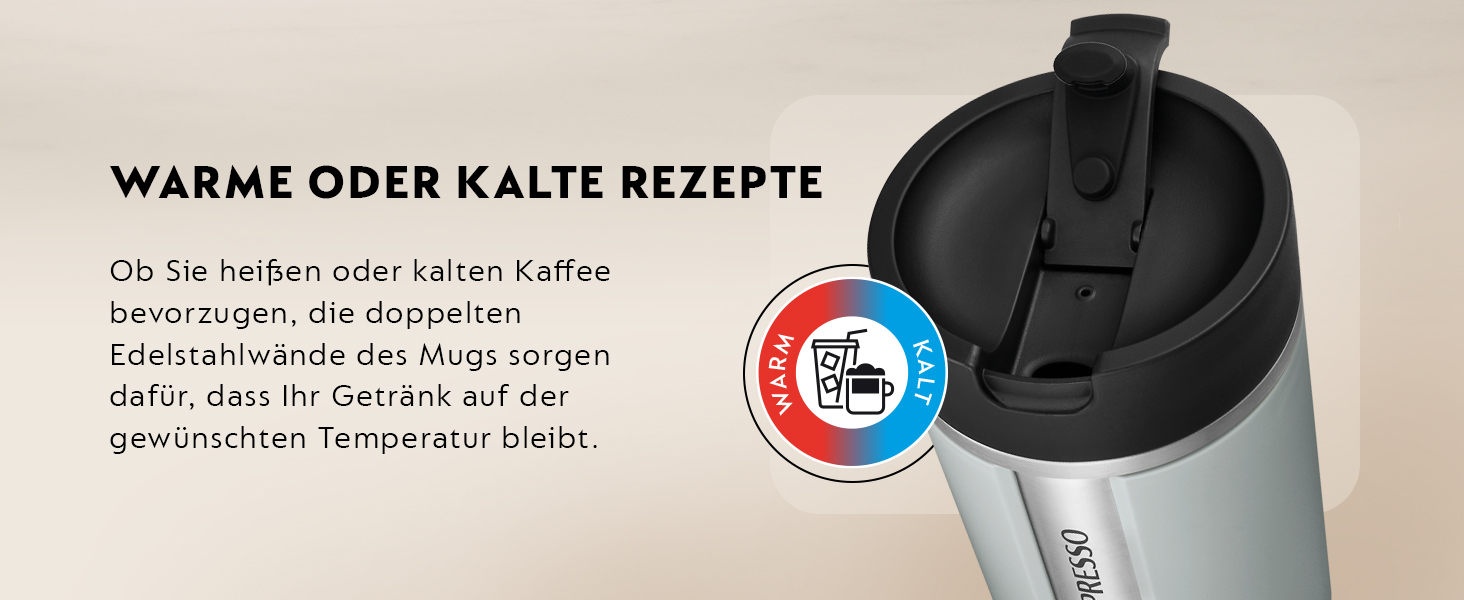 Термокружка Nespresso Travel Mug Small Sage Green 300 мл - для кави, чаю, матча, з кришкою, нержавіюча сталь