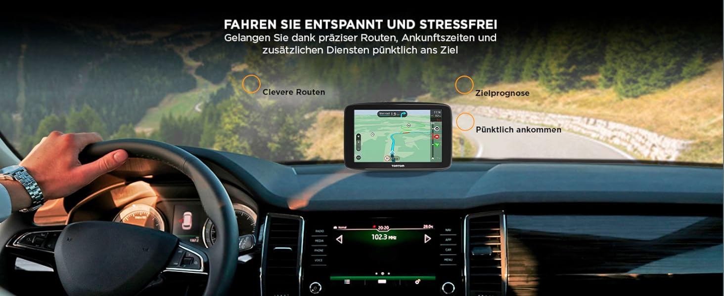 Автомобільний GPS-навігатор TomTom GO 620, 6 дюймів, Wi-Fi, оновлення карт світу, уникнення заторів через TomTom Traffic, відновлений