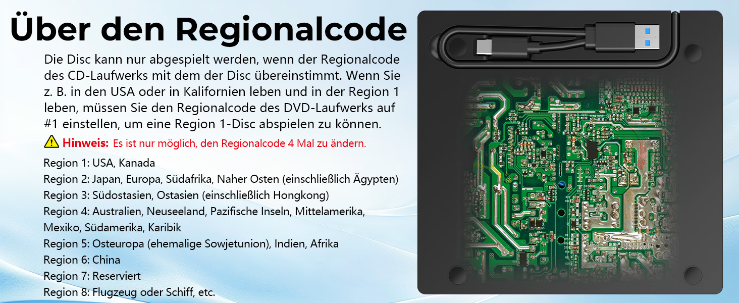 Зовнішній DVD-накопичувач AGPTEK USB 3.0 Slim CD/DVD-брунер з картридером TF/SD для ноутбука, MacBook, Windows, Linux, Mac OS