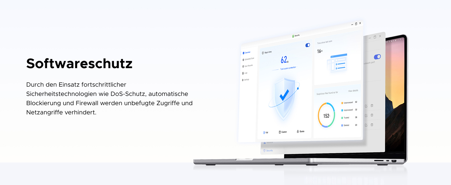 NAS UGREEN NASync DH4300 Plus: 2 відсіки, NFC, 4GB RAM, 1GbE LAN, для дому