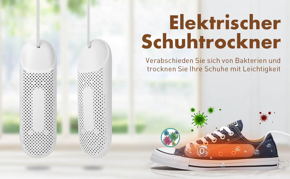 Електричний сушильник для взуття Flintronic - 3 режими, таймер, для черевиків, рукавиць, шкарпеток (EU-штекер)