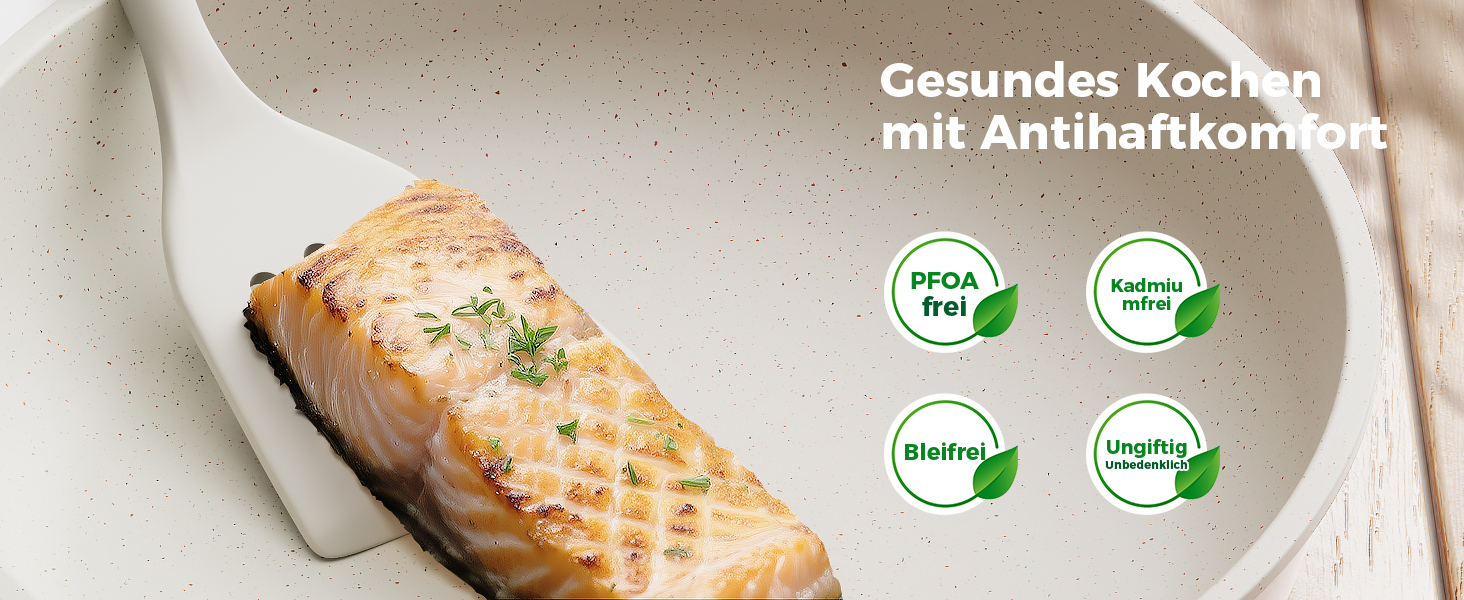 Набір посуду YASHE 20 предметів з антипригарним покриттям, знімні ручки, для індукційних плит, до 230°C, для мийки, можна складати, ідеальний для сімей (Білий)