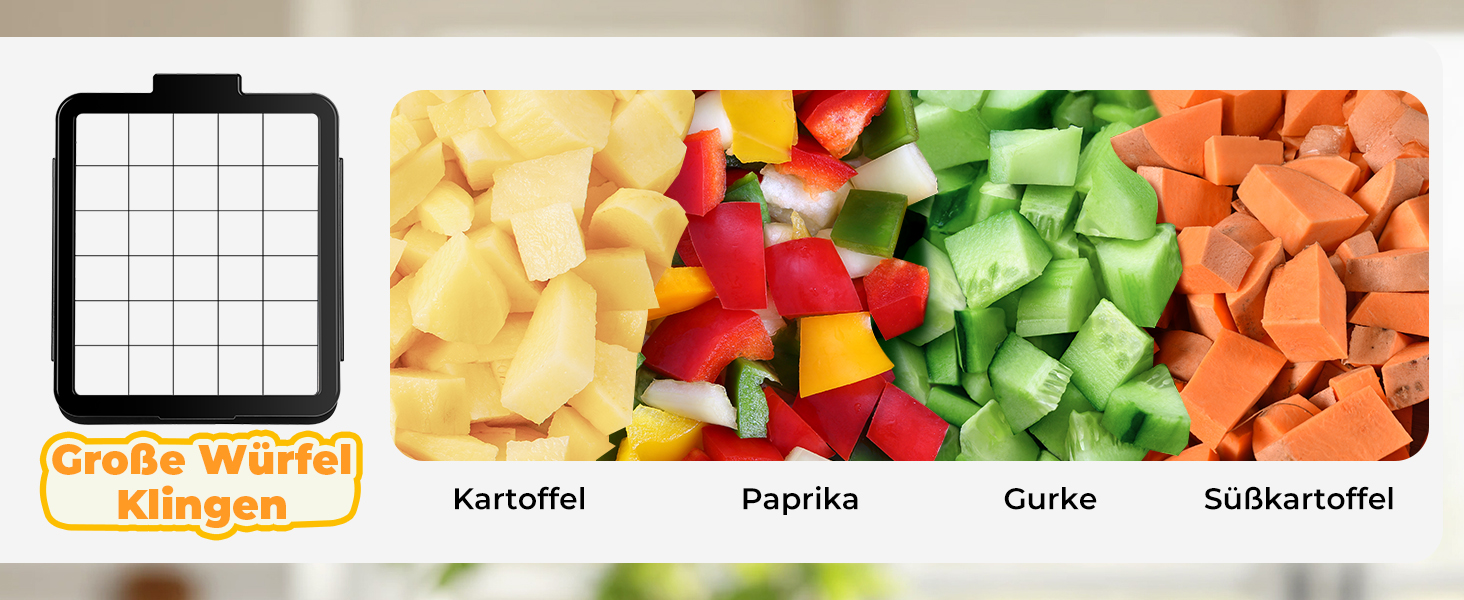 Набір для нарізки овочів 6 в 1: спіралі, кубики, слайси. Набір для нарізки овочів, фруктів та зелені