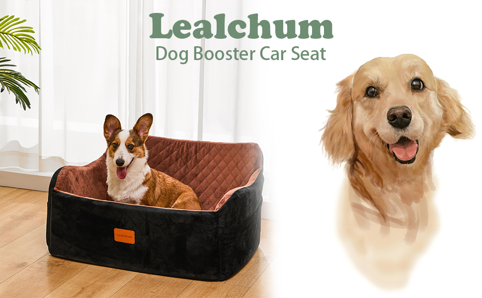 Автомобільний лежак для собак до 25 кг з кріпленнями та кишенями (Чорний/Сірий, Великий)