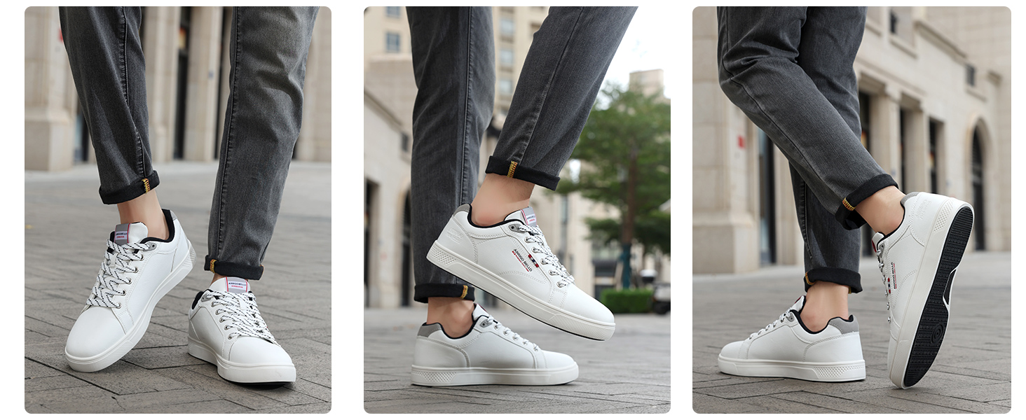 ARRIGO BELLO Кросівки чоловічі білі, спортивні, для ходьби та бігу, розмір 41-46